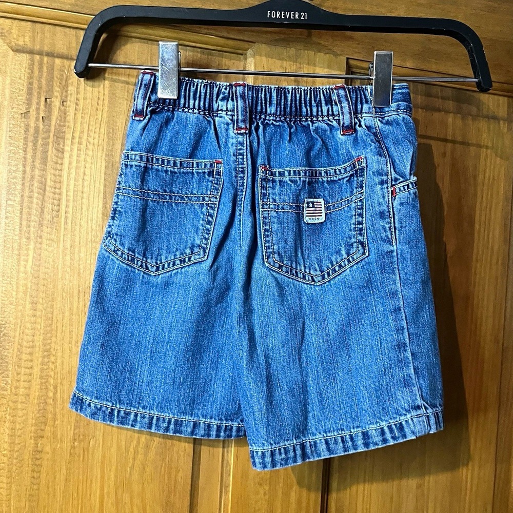 Gap Kids Baby Gap Pull On Denim Jeans Size 4 Years Stripe Elastic Waist